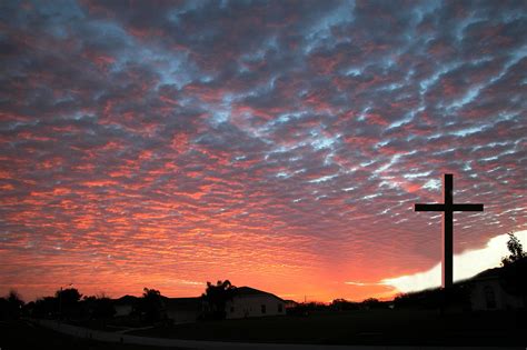Cross In The Sunrise Photograph By Carl Purcell