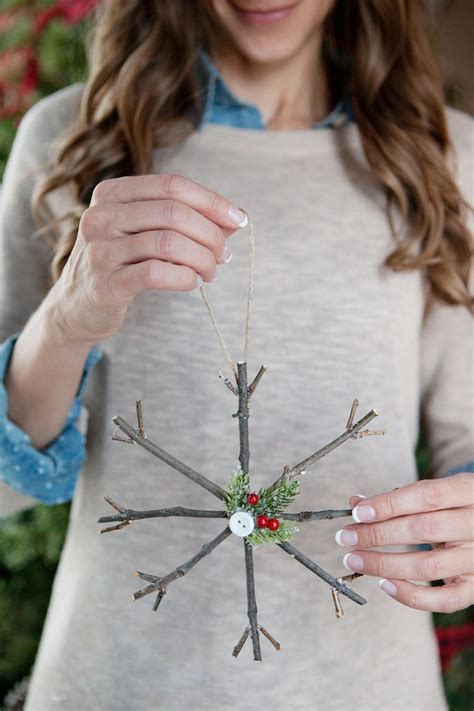 How To Make Rustic Twig Christmas Ornaments Christmas Decorations