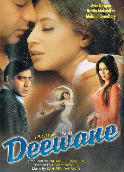 Here is all bollywood movies details like movie genre, movie starcast, movie story, release date, movie songs and all. Deewane 2000 Hindi Movie 720p HDRip 1.1GB Download ...