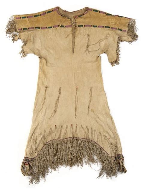 Sioux Dress From Ft Rice 1860s Minn Histo Ac Native American Clothing Native American Photos