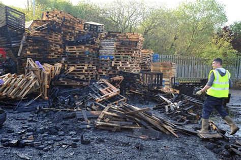 Thousands Of Pallets Destroyed In Two Fires Express And Star