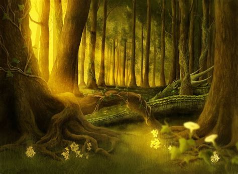Enchanted Forest By Winterkeep On Deviantart Mystical Forest Fantasy