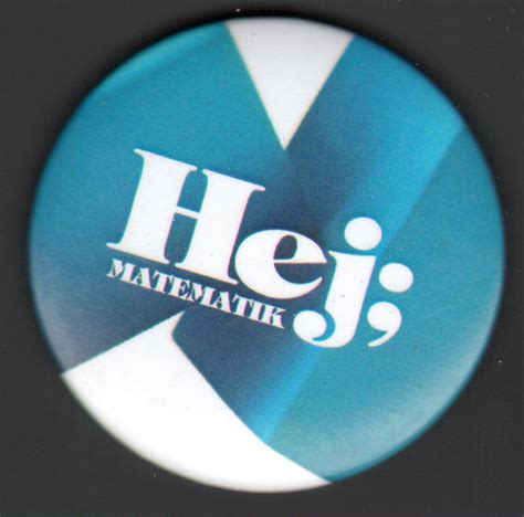 Hej Matematik Promotional Badge All Products Sound Station