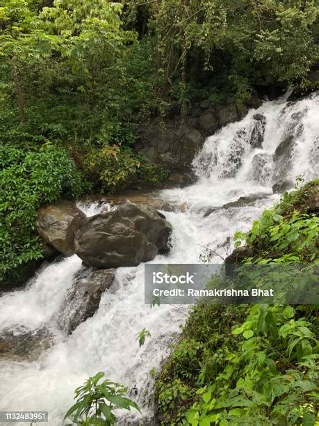 Beautiful Anashi Waterfalls In Kali Tiger Reserve Karwar Stock Photo