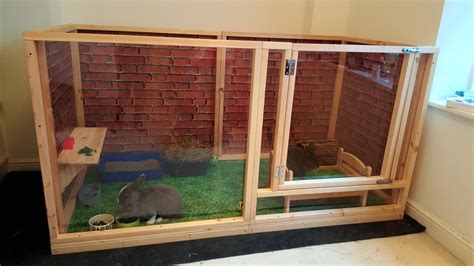 Although there are various pvc rabbit hutch plans you can get online, we found this one ideal since it is straightforward, and you will end up with several cages. Indoor Rabbit Pen Handmade By Boyles Pet housing ...
