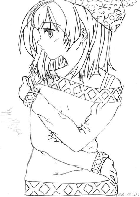 Anime Coloring Pages | Anime Coloring Pages To Print: Anime coloring