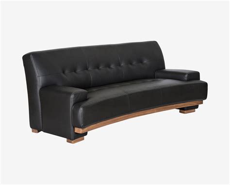 Modern Black Leather Sofa Sofa Black Leather Sofas Unique Living