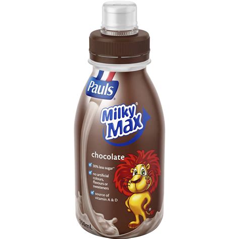 Pauls Milky Max Chocolate Flavoured Milk 250ml Woolworths