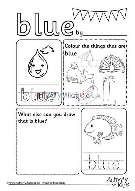 20 Engaging Preschool Activities To Explore The Color Blue Teaching