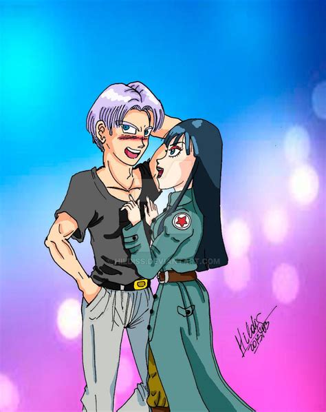 trunks x mai coloreado por jaz min by hildiss on deviantart