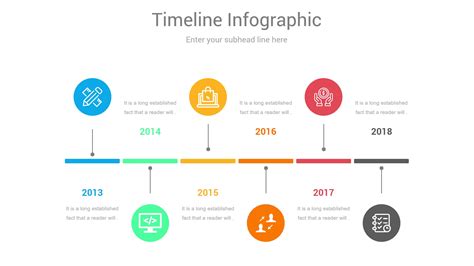 Powerpoint Template Free Timeline Infographic Powerpoint Timeline Slide F C