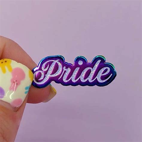 Pride Pin Hard Enamel Pin Pride Hard Enamel Pin Pride Lapel Etsy