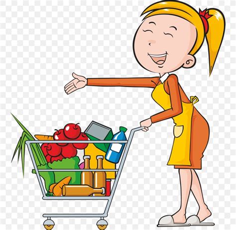Grocery Store Shopping Cart Clip Art Png 749x800px Grocery Store