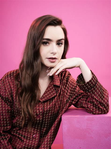 Lily collins didn't follow in her father's famous footsteps but still developed an enviable career within the entertainment industry. Lily Collins - Deadline Contenders Portraits April 2019