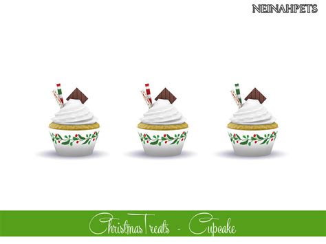 The Sims Resource Christmas Treats Cupcake