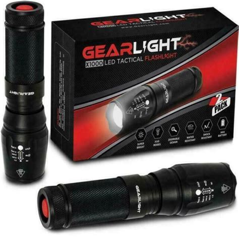 Gearlight S1000 Led Tactical Flashlight 2 Count Online Kaufen Ebay