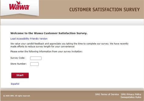 ️️ Wawa Survey Win 500 Wawa T Card