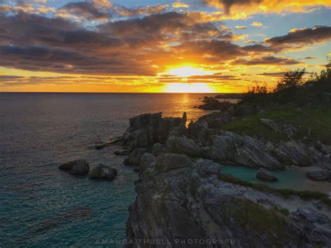 Horseshoe Beach In Bermuda At Sunset 👏🏼😍🌟🇧🇲 Sunset Photography