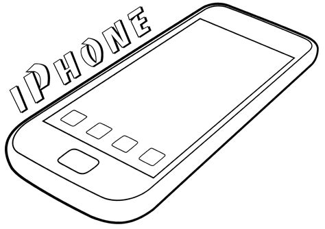 iPhone coloring pages | Coloring pages to download and print