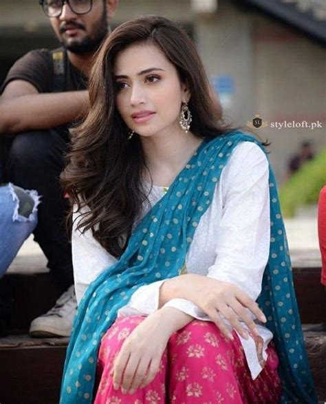 Gorgeous Sana Javed Spotted 2 Piece Unstitch Linen Suit Instafashion