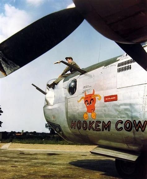 Consolidated B 24h 25 Fo Liberator 42 95120 Hookem Cow 458th Bg