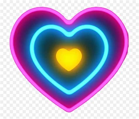 Neon Heart Clip Art