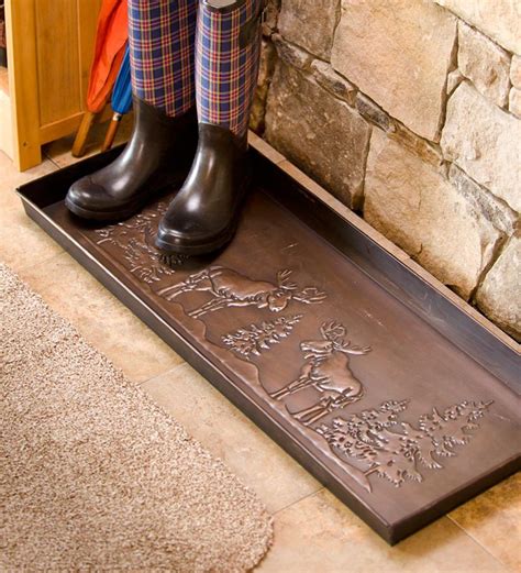 Our Moose Boot Tray Is Almost Too Pretty To Cover Up Generously Sized