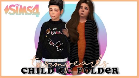 Children Cc Folder 4gb Download 2019⬇️the Sims 4 Custom Content Cas