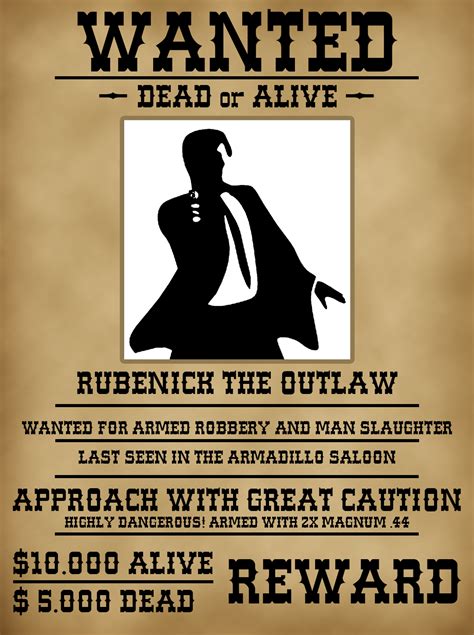 Free Wanted Poster Download Free Wanted Poster Png Images Free
