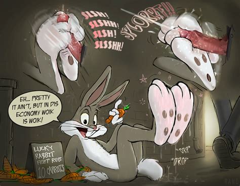 Rule 34 Anthro Barefoot Bugs Bunny Carrot Cum Footjob Fur Gay Grey Fur Looney Tunes Male Male