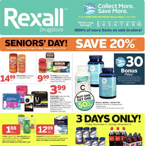 Rexall Weekly Flyer Calgary Week Long Savings Nov 4 10