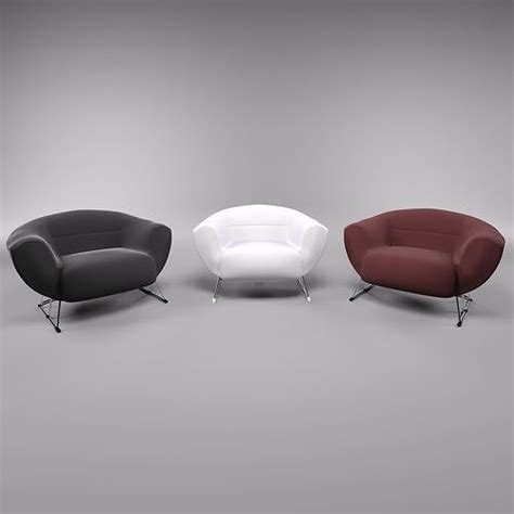Armchairs 3d Model Cgtrader
