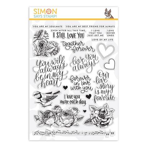 Simon Says Clear Stamps Love Always Sss101897 Clear Stamps Simon