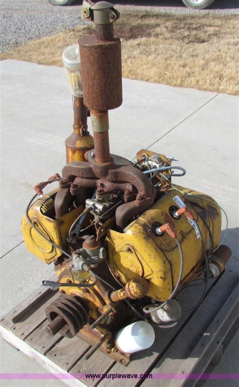 It may also be the most powerfull engine we offer. Wisconsin V-4 four cylinder gas engine | no-reserve ...
