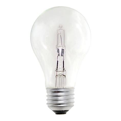 Bulbrite 43 Watt A19 Dimmable Soft White Halogen Light Bulb 12 Pack