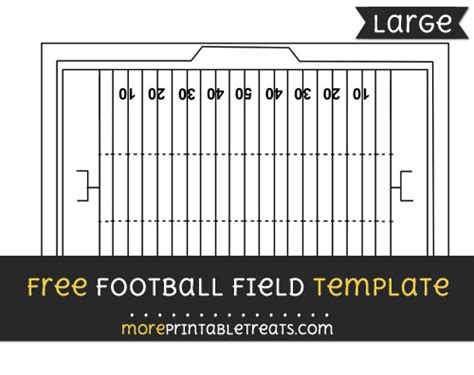 Football Field Printable Image Printable Templates