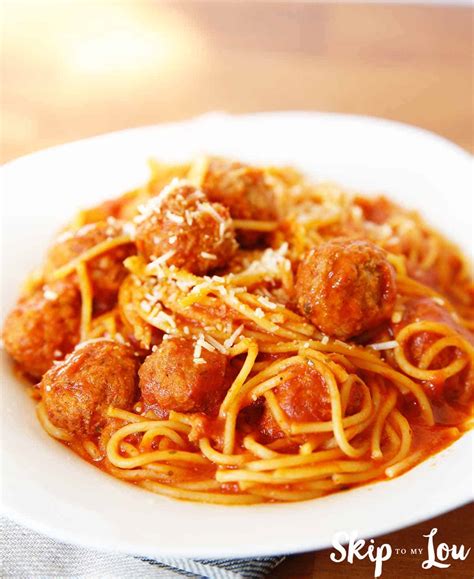 In a large bowl, combine the ground beef, ground pork, reserved onion and garlic mixture, bread crumbs, ricotta, parsley, eggs, parmesan, milk, salt, and pepper. Easy Pressure Cooker Spaghetti and Meatballs Recipe