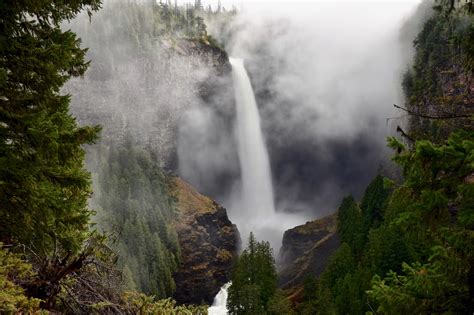 Helmcken Falls In Wells Grey Provincial Park British Columbia Canada