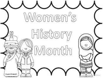 Famous Women S History Month COLORING PAGES And INFORMATIONAL TEXT