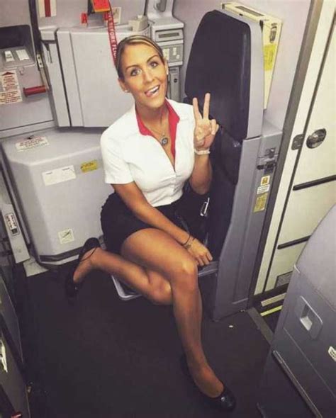 Hot Stewardesses Revealing A Bit Too Much Klykercom