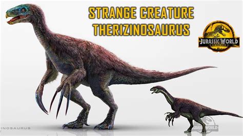 Jurassic World Dominion Therizinosaurus Render Jurassic Park Know Your