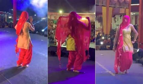 Haryanvi Dancer Sapna Choudharys Sexy Dance Moves At A Recent Stage