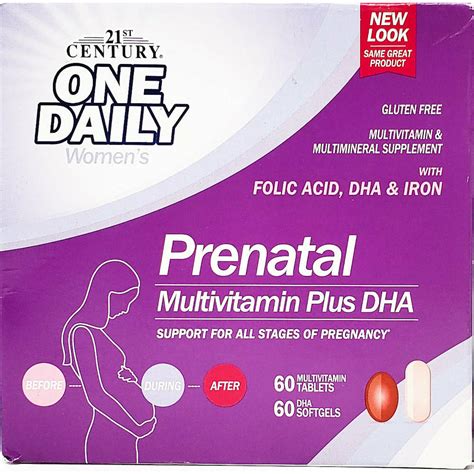 Prenatal Multivitamin Plus Dha Folic Acid Dha And Iron Hargraves