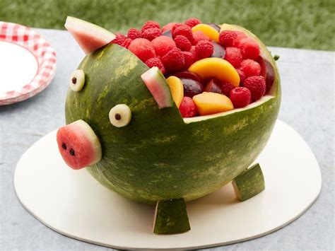 Easy Watermelon Carvings Food Network Summer Party Ideas Menus