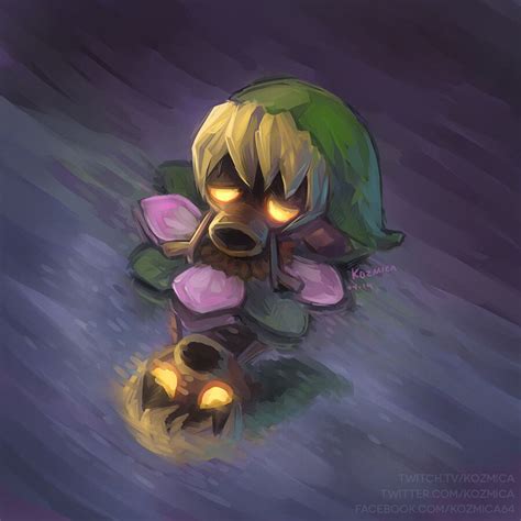 Lost Deku Link Kozmica Art Legend Of Zelda Zelda Art Majoras Mask Art