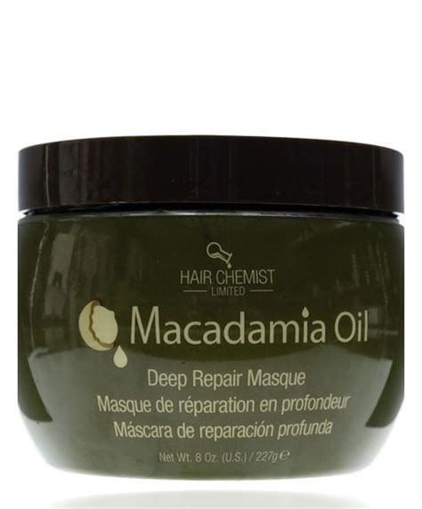 So i wanted to compare these two hair masks for you because their names are so similar it seems like they would d. hair chemist hair chemist | Macadamia Oil Deep Repair ...
