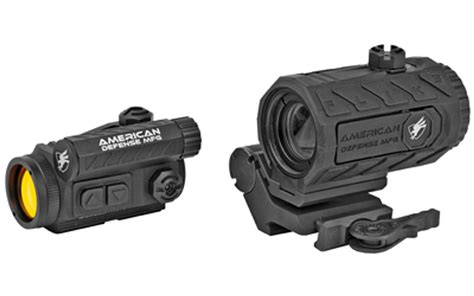 American Defense Duo Red Dot Magnifier Combo 2 Moa Spek 3x Flik3