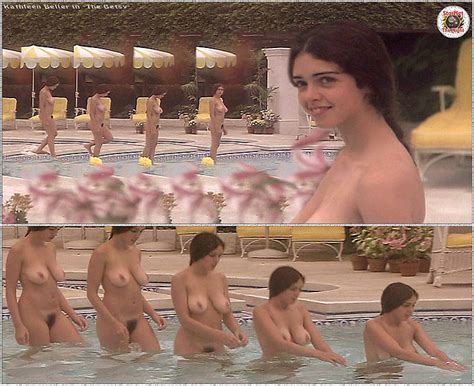 Kathleen Beller Fully Nude Poolside Vidcaps From Kathleen Beller