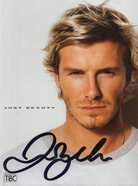 David Beckham Autograph ~ Free David Beckham Autograph ~ Download David