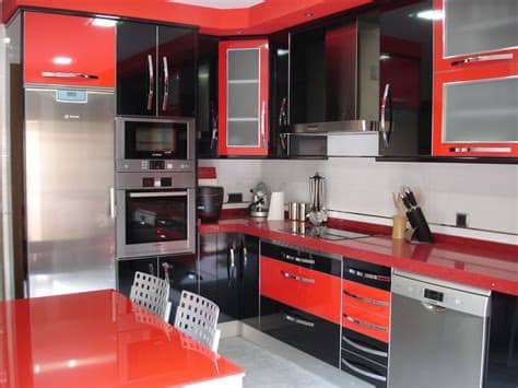 También para la cocina, como ser tonalidades de naranja vibrante, amarillo, rosa intenso y rojo. love cocinas